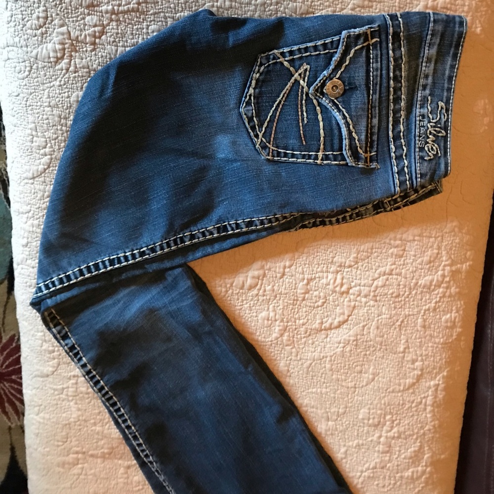 Silver jeans